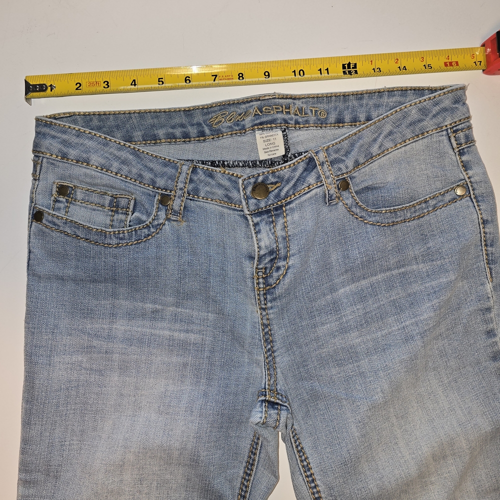 Asphalt Women's Sky Blue High Rise Jeans